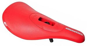 Obrazek BMX ALIENATION BASIC RED SLIDER PIVOTAL SADDLE