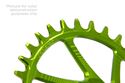 Obrazek TARCZA GARBARUK GXP/DUB OVAL (BOOST) 34T ZIELONA