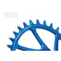 Obrazek TARCZA GARBARUK GXP MTB OFFSET 5.9MM 34T NIEBIESKA