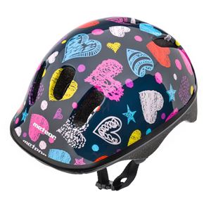 Obrazek KASK METEOR HEARTS S (48-52) CZARNY