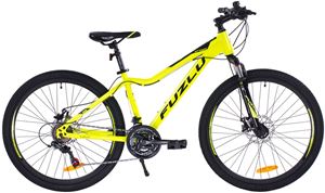Obrazek Fuzlu ATTACK stal 26” Limonkowo-czarny połysk