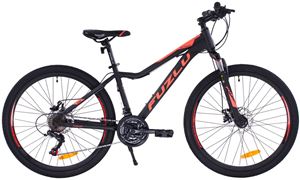 Obrazek Fuzlu ATTACK stal 26” Czarno-czerwony połysk