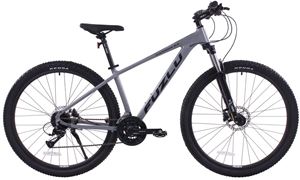 Obrazek FUZLU WARRIOR 2.0 29" HYDRAULICZNY 16" JASNOSZARY-CZARNY POŁYSK (BRĄZOWA OPONA)