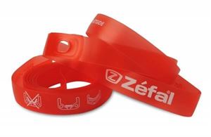 Picture of OPASKA NA KOŁO 26 ZEFAL 18 MM MTB PVC czerwona 2szt.