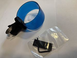 Obrazek UCHWYT DO KUBKA NA KIEROWNICĘ NIEBIESKI