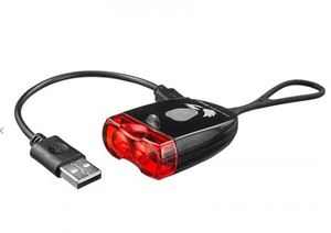 Obrazek LAMPA ROWEROWA TYLNA Falcon Eye FLEA, ładowalna USB.