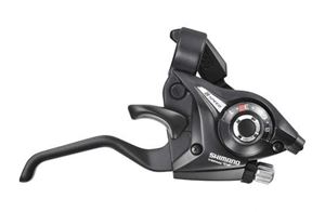 Obrazek DŹWIGNIA PRZERZ/HAM PRAWA 8RZE ST-EF51 V-BRAKE CZARNA