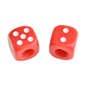 Obrazek NAKRĘTKI NA WENTYL DV CB-2901 KOSTKA CZERWONA