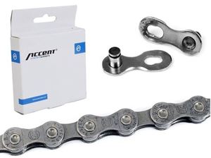 Obrazek ŁAŃCUCH ACCENT AC-901 9-RZĘD SZARY