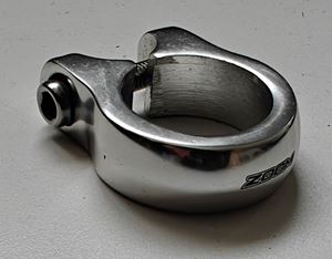 Obrazek Obejma podsiodłowa 31,8mm srebna