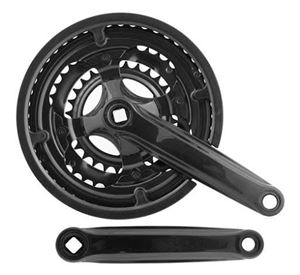 Obrazek MECH KORBOWY 170X48X38X28 ALU CZARNY (DT12-TS530P/170 BK)