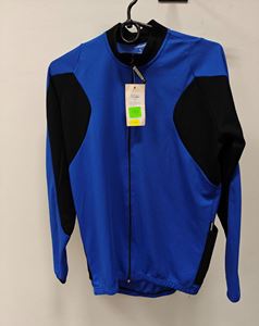 Obrazek KOSZULKA CALABRIA dł. rekaw L niebiesko-czarna