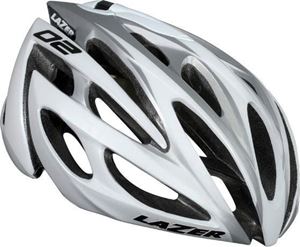 Obrazek KASK LAZER LZB-05  O2 CE M-L WHITE-SILVER