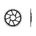 Picture of TARCZA GARBARUK GXP MTB OFFSET 4.7MM 36T CZARNA