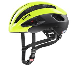 Obrazek KASK UVEX RISE CC (52-56cm) NEON YELLOW - BLACK MAT