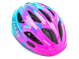 Obrazek KASK AUTHOR FLASH 162 X8 RÓŻOWO-NIEBIESKI 47-51