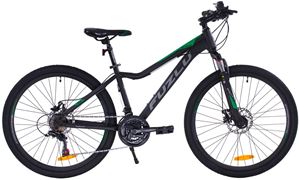 Obrazek Fuzlu ATTACK stal 26” Czarno-zielony mat